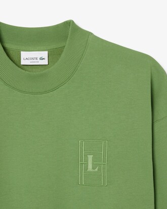 Embroidered Fleece Sweatshirt