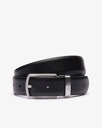 Smooth Leather Belt and 2 Buckle Gift Set