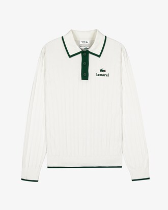 Lacoste x Lamarel Stretch Golf Sweater with Polo Colla