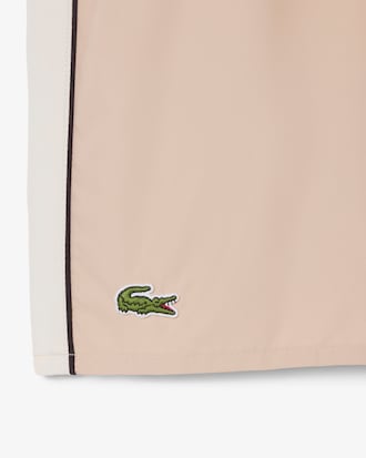 Mid Length Colorblock Swim Trunks