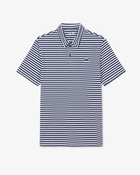 Regular Fit Ultra Dry Striped Golf Polo Shirt