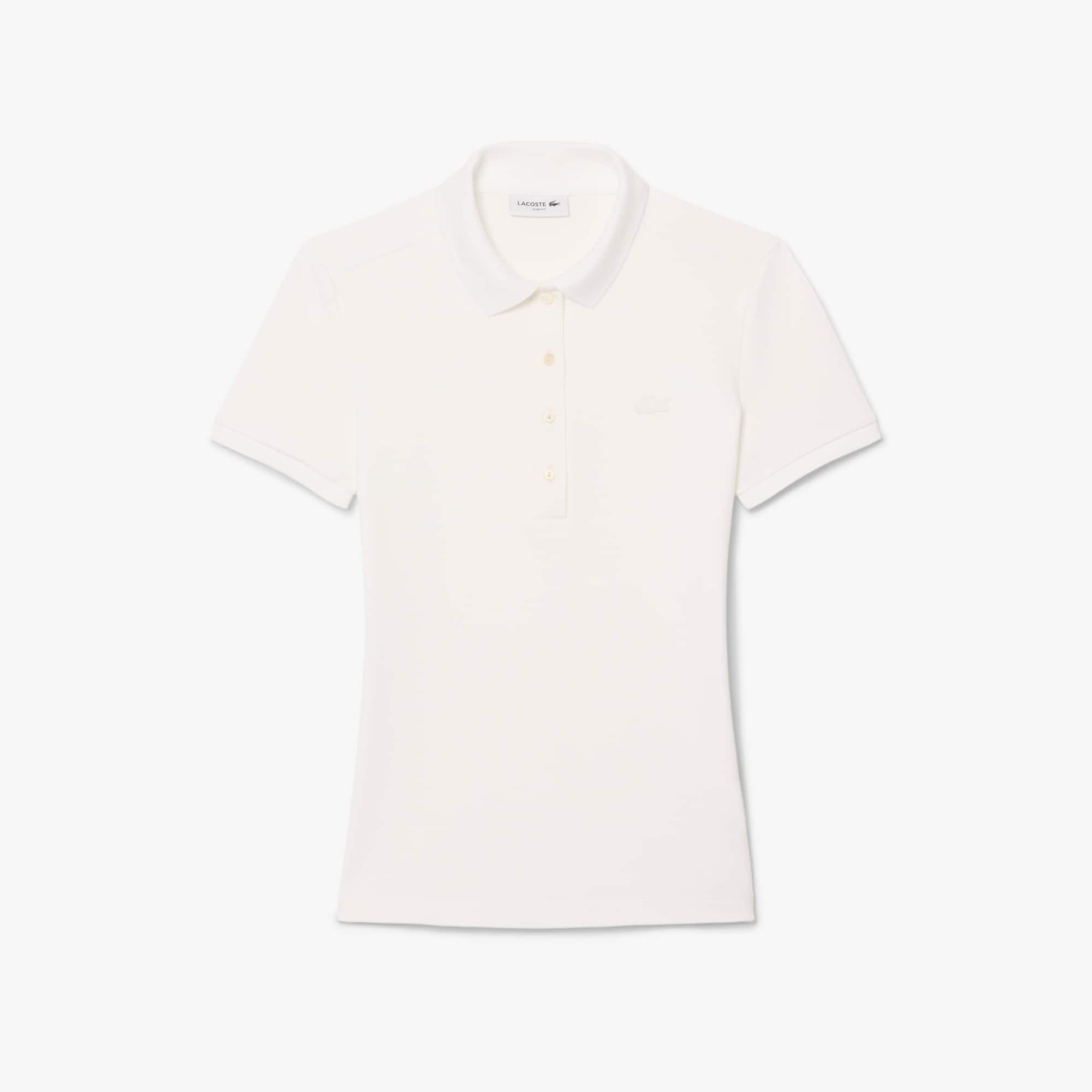 L.12.D Slim Fit Stretch Piqué Polo Shirt - Women's Short Sleeves