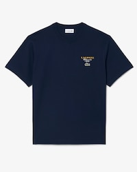 Embroidered Accent Tennis Print Jersey T-shirt