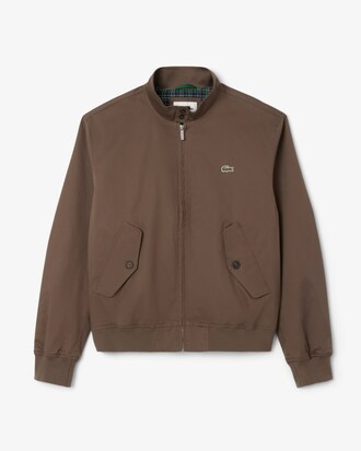 Water-Repellent Twill Harrington Jacket