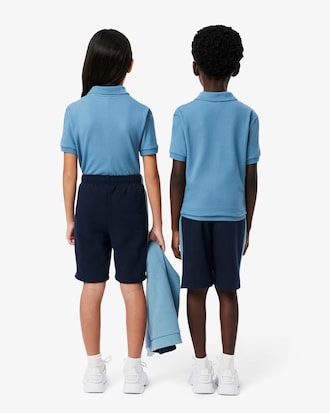 Colour-Block Fleece Shorts