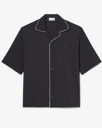 Relaxed Fit Short Sleeved Wool Shirt