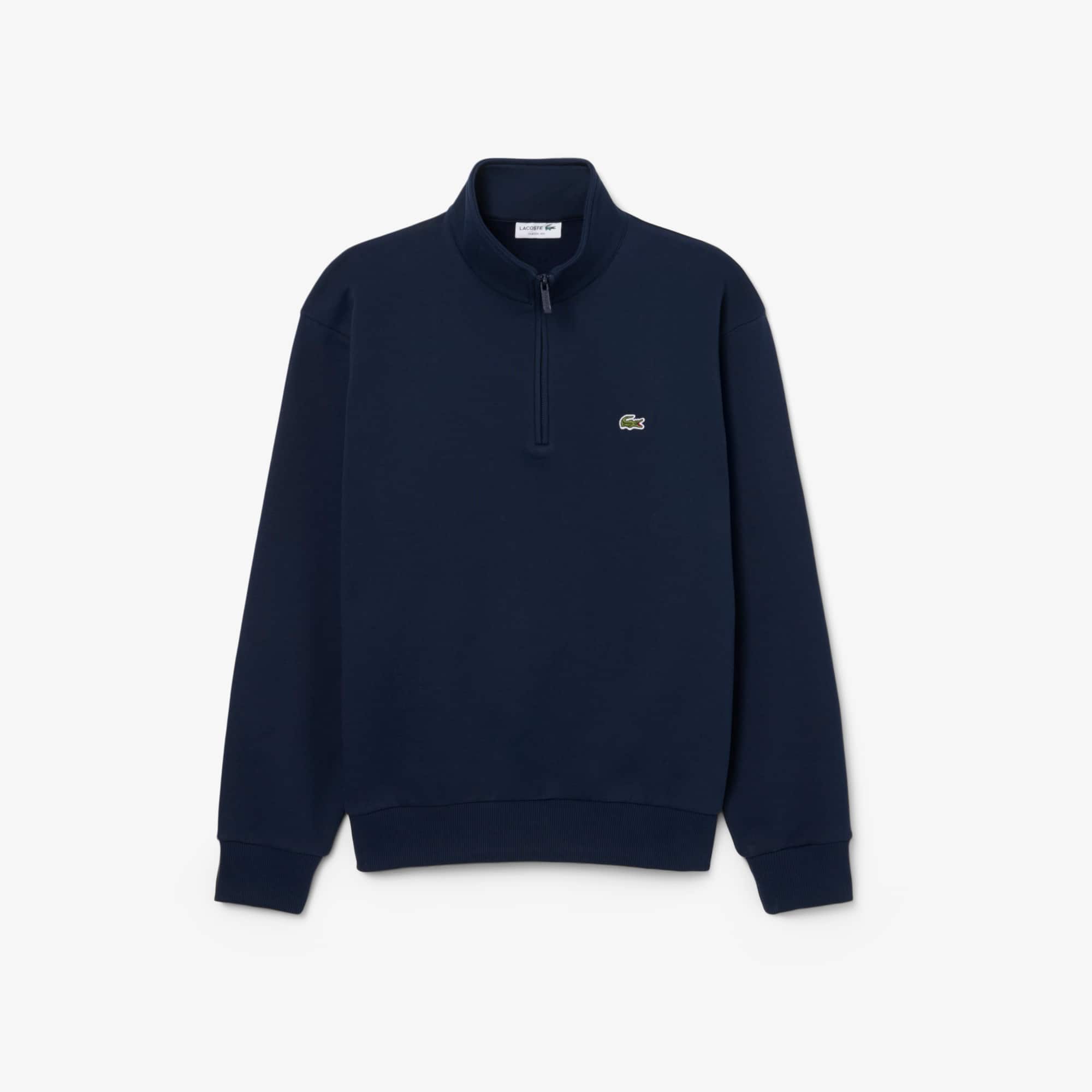 Fleece Zip Neck Sweatshirt - Men's Sweatshirts - New In 2026 | Lacoste