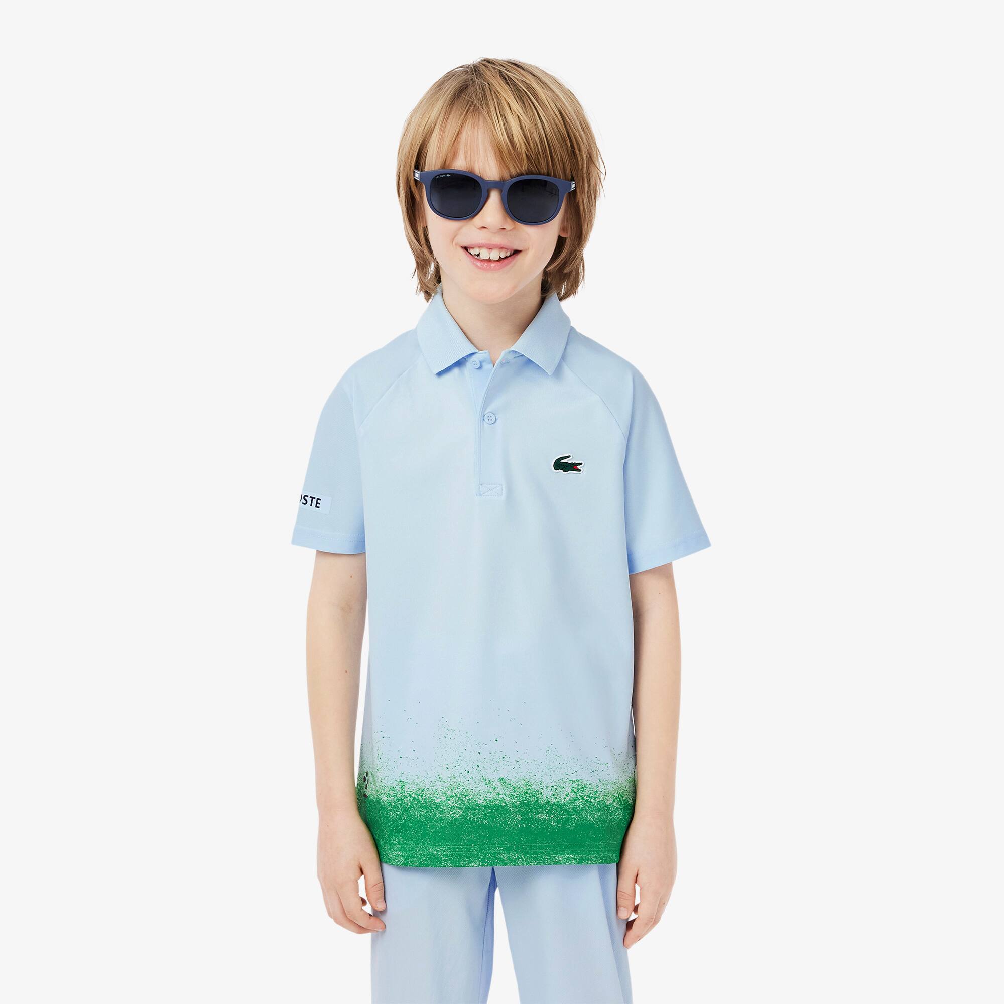Lacoste x Daniil Medvedev Stretch Jersey Polo Shirt - Boys