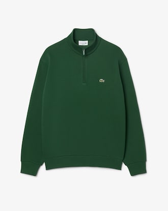 Fleece Zip Neck Sweatshirt