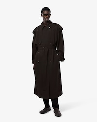 Runway Wool Trench Coat