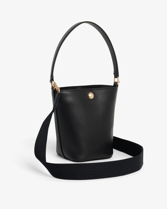 Small Tennis Bliss Leather Bucket Bag