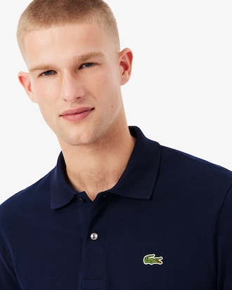 Classic Fit Long Sleeved L.12.12 Polo Shirt