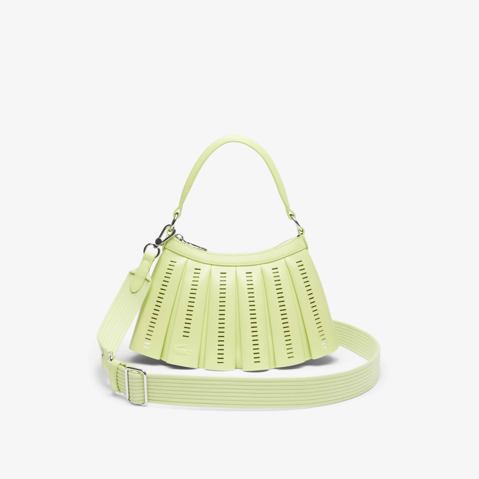 Small Runway Lenglen Perforated Leather Bag - Women's Cross