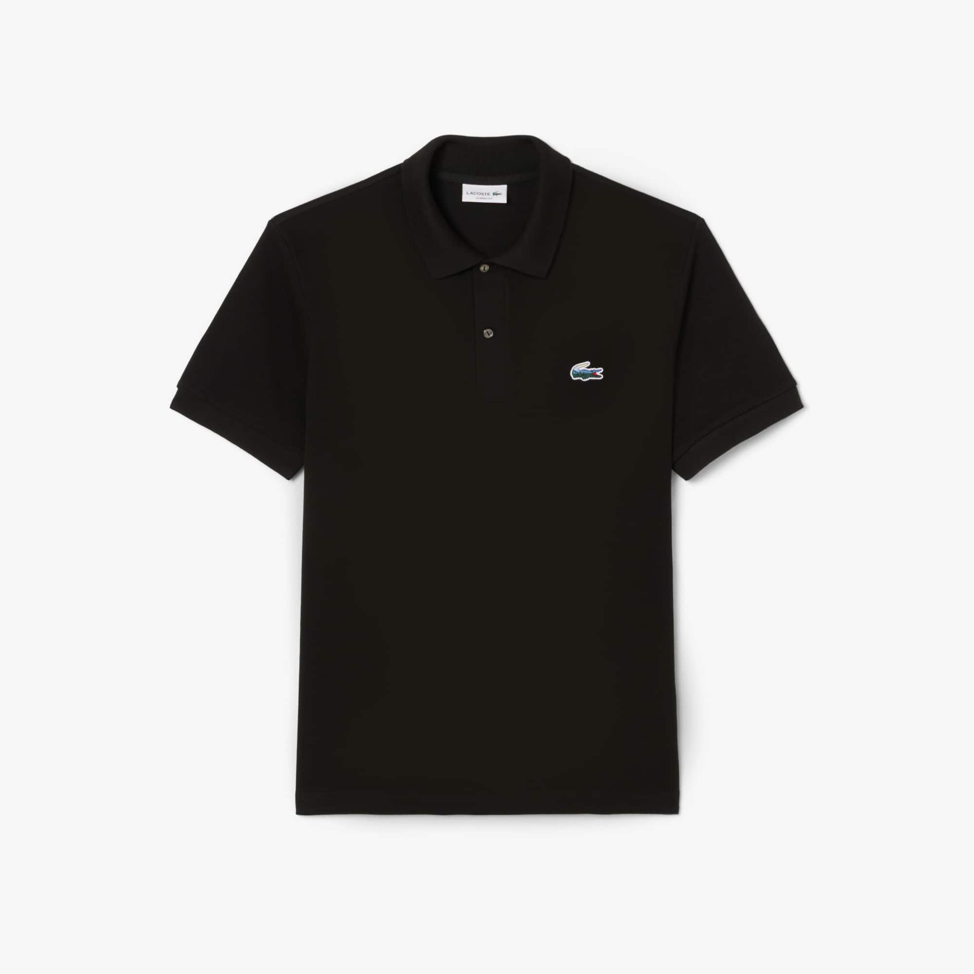 Classic Fit Landscape Crocodile Piqué Polo Shirt - Men's Short