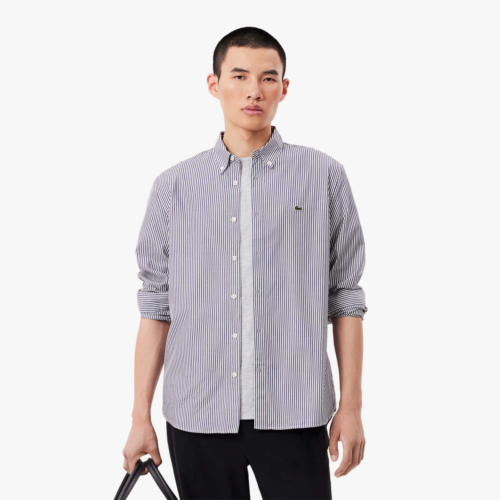 【LACOSTE】Oversized-Fit Milan Chest Stripe T-shirt R6252 Buy Lacoste Striped Oversized T-Shirt from Next Luxembourg
