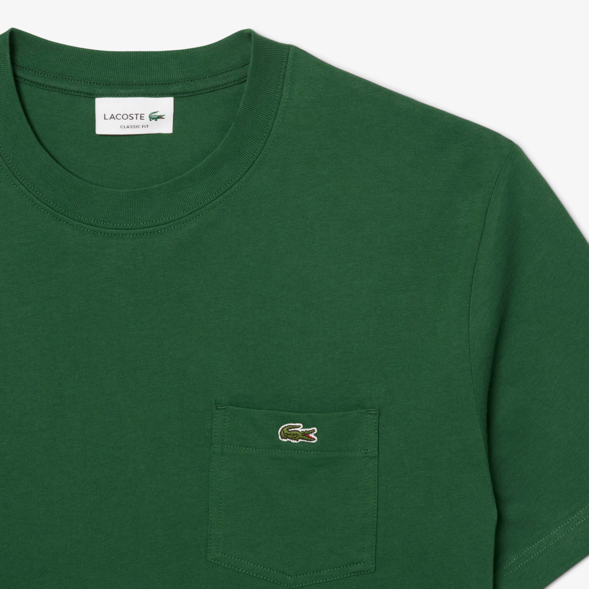 Lacoste｜ (Cotton T-shirt With Breast Pocket (TH2827-132 Cotton T-shirt with Breast Pocket - Men's t-shirts - New In