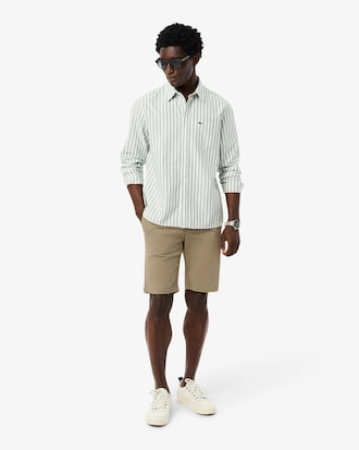 Slim Fit Stretch Cotton Chino Shorts
