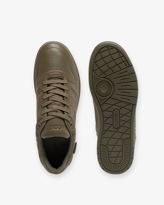 Men’s T-Clip Shield Leather Sneakers