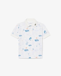 Mini Piqu&eacute; Printed Polo Shirt