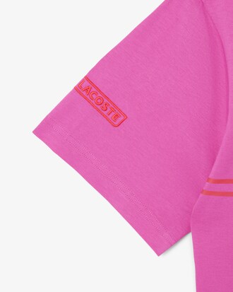 Printed Embroidered Cotton Jersey T-shirt