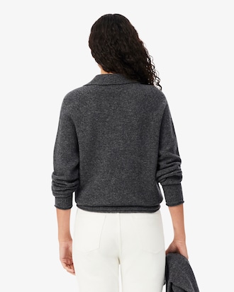 Wool High Neck Sweater