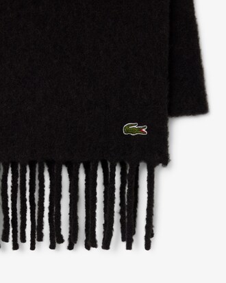 Fringed Alpaca Wool Scarf