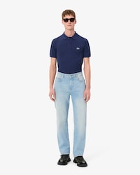 5 Pocket Straight Cut Indigo Jeans
