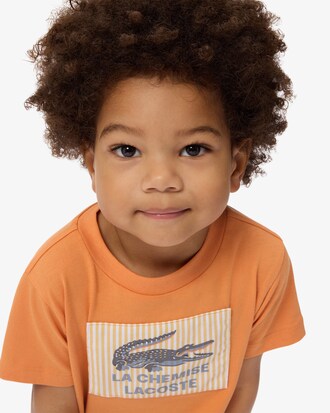 Badge Accent Cotton T-shirt