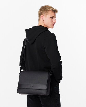 Large Chantaco Leather Messenger Bag