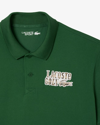 Relaxed Fit Mini-Piqué Golf Polo Shirt