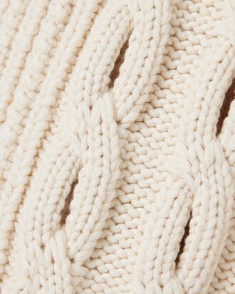 Runway Lacy Cable Knit Cardigan