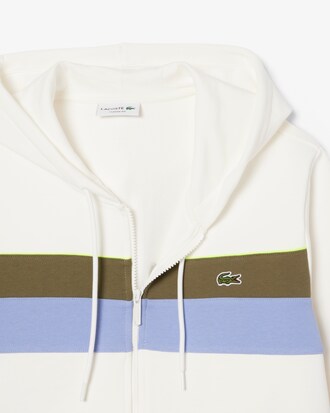 Zipped Colour-Block Hoodie