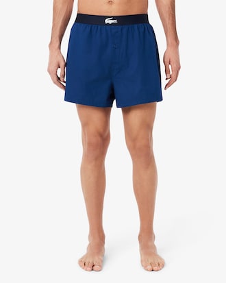 3-Pack Plain and Print Cotton Boxers