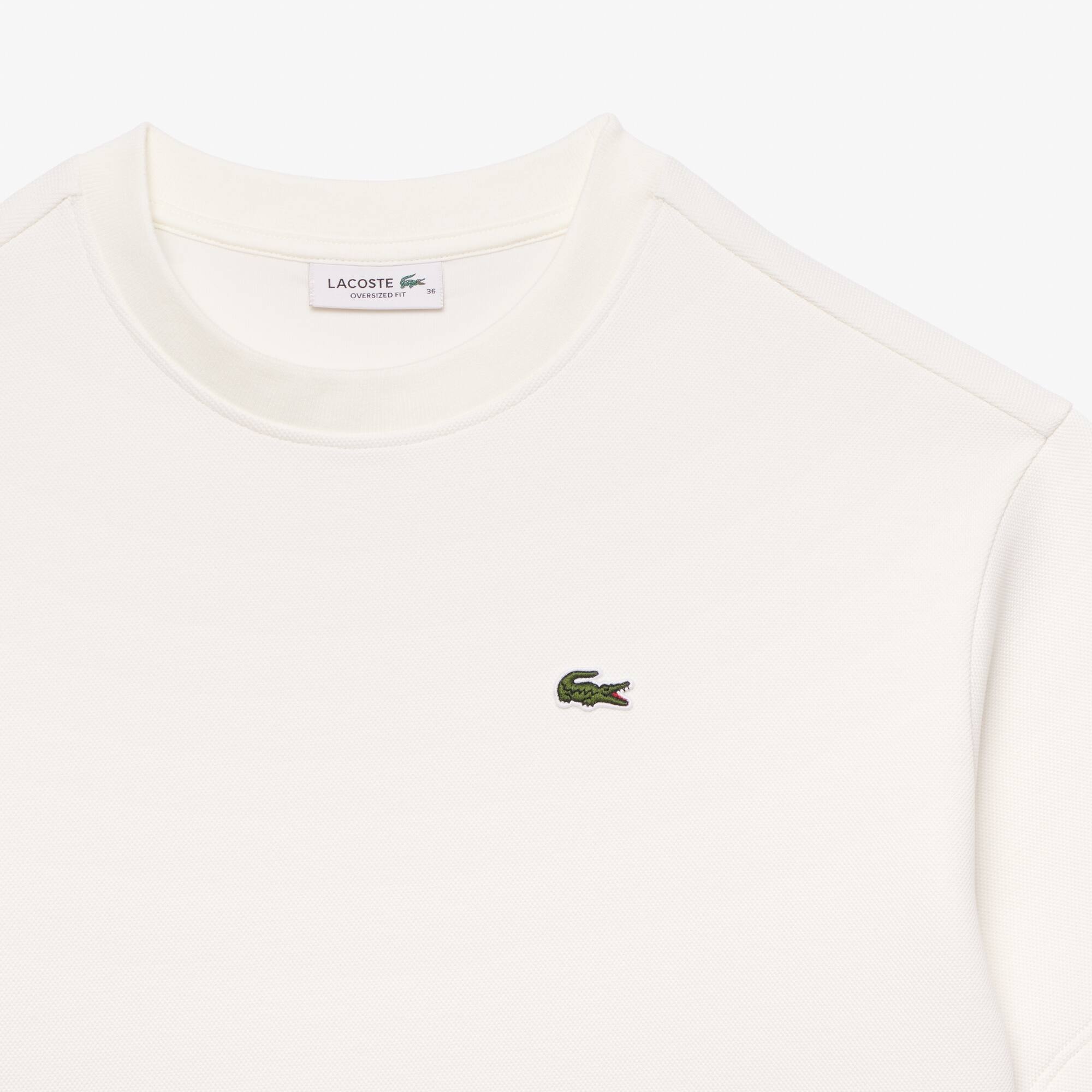 別注【LACOSTE】One-point logo pique crew neck T-shirt 25SS Unisex Piqué Graphic T-Shirt - T-shirts - New In 2025 | Lacoste