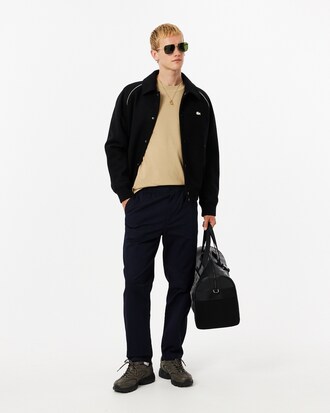 Ribbed Neck Petit Piqué T-shirt