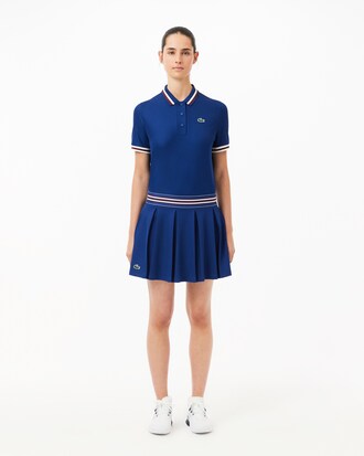 Piqué Tennis Skirt with Liner