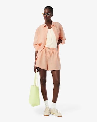 Oversized Linen Blend Shirt