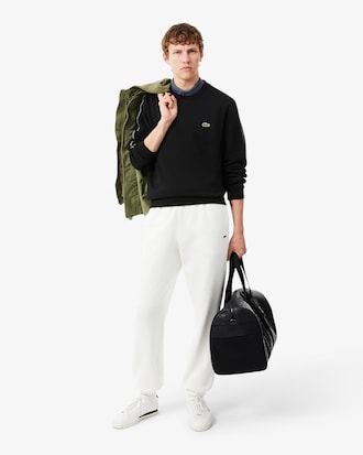Stripe Band Fleece Sweatshirt