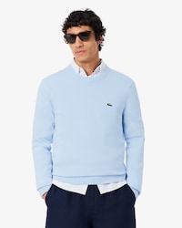 Monochrome Crew Neck Cotton Sweater