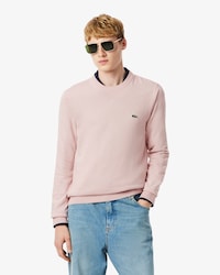 Monochrome Crew Neck Cotton Sweater