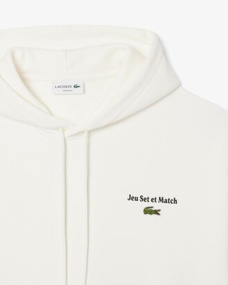 Multi Print Fleece Hoodie