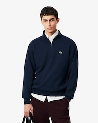 Fleece Zip Neck Sweatshirt