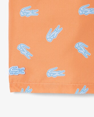 Monochrome Taffeta Swim Trunks