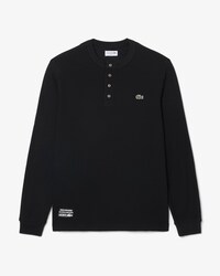 Waffle Knit Henley T-shirt