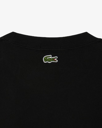 Long Sleeved Lacoste Print T-shirt