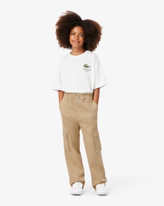 Cotton Twill Cargo Pants