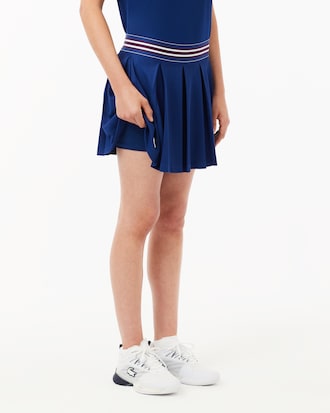 Piqué Tennis Skirt with Liner
