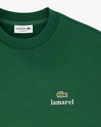 Lacoste x Lamarel Fleece Sweatshirt with Crew Neck