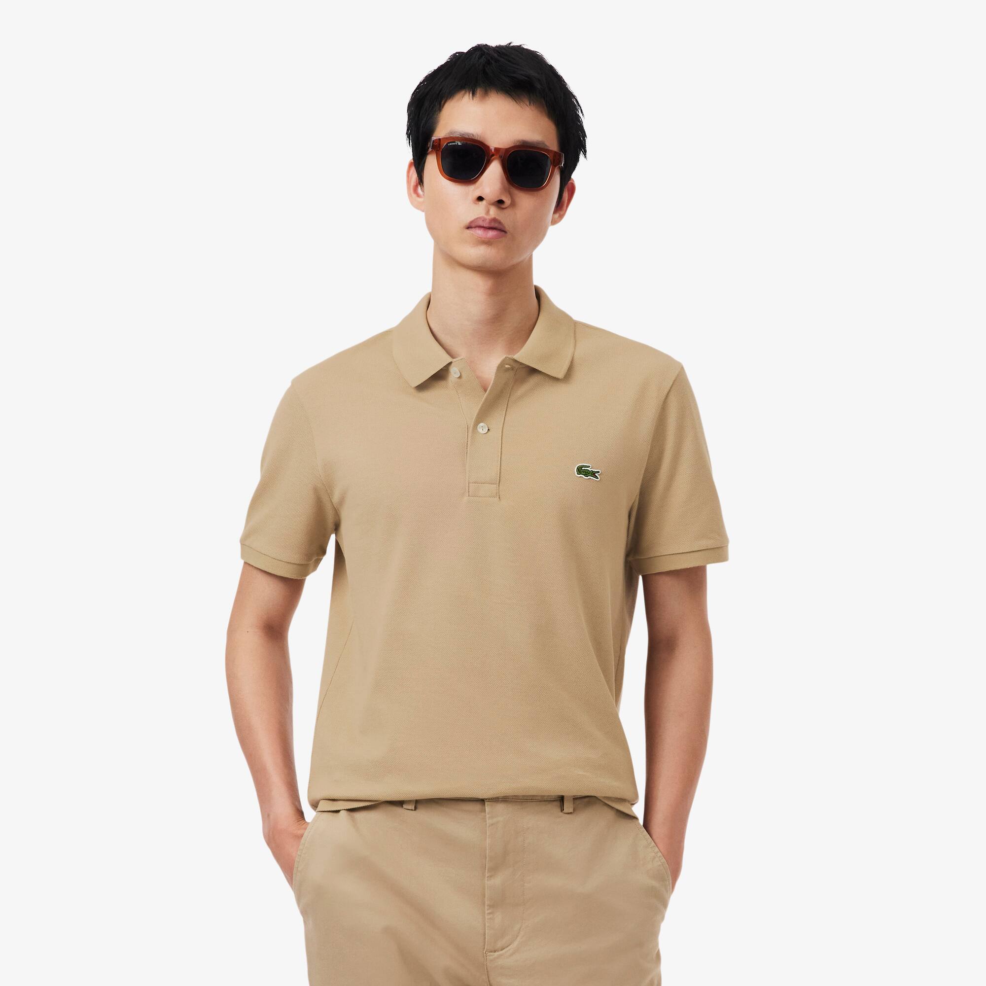 Slim Fit L.12.12 Original Polo Shirt - Men's Short Sleeves Polo