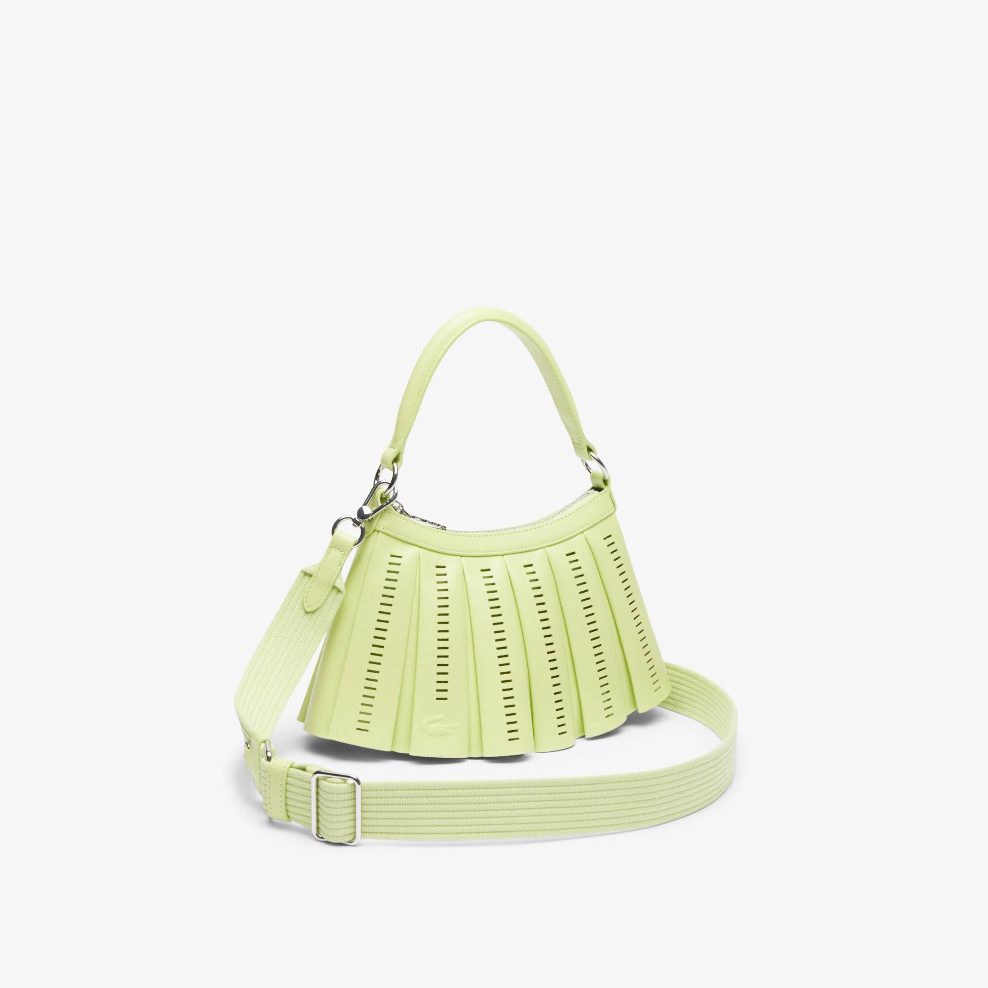 【LACOSTE】★IVE着用★LENGLEN CROSSBAG★正規品★ Small Runway Lenglen Perforated Leather Bag - Women's Cross